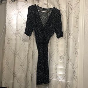 Snakeskin print dress